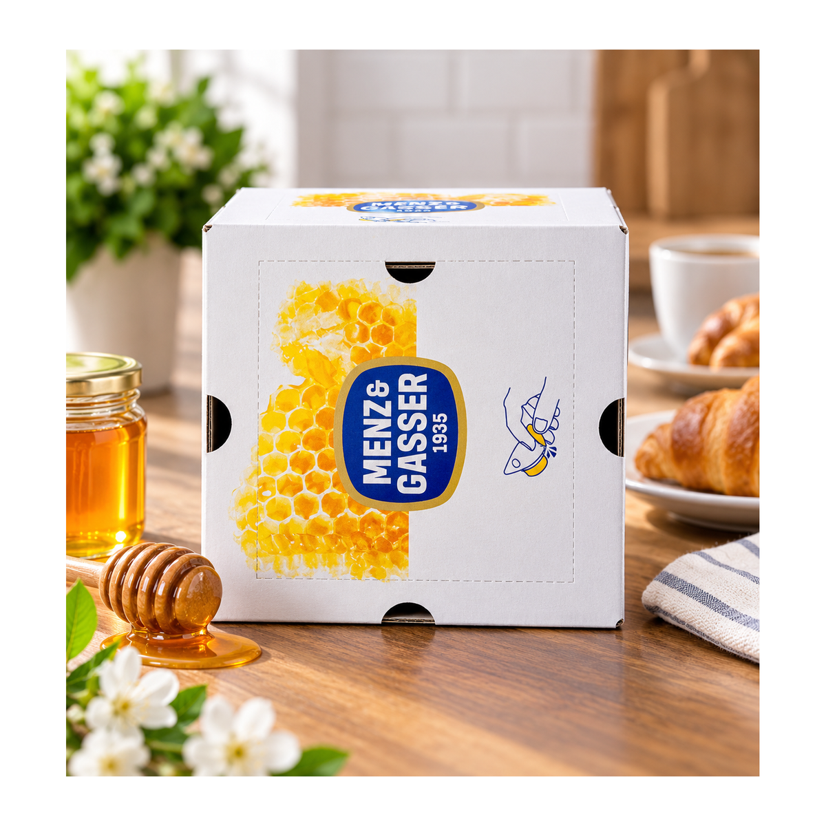 Snap&Squeeze Blossom Honey Portions – 100 x 20g – promotional product image
