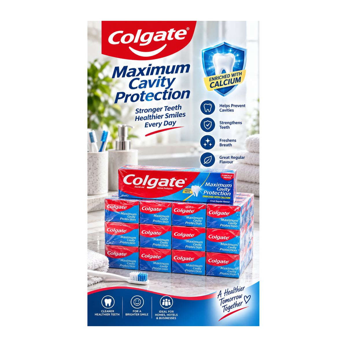 Colgate Maximum Cavity Protection Toothpaste – 12 × 100ml – promotional product image