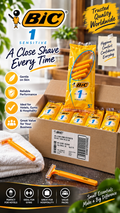 BIC 1 Sensitive Disposable Razors – Pack of 5