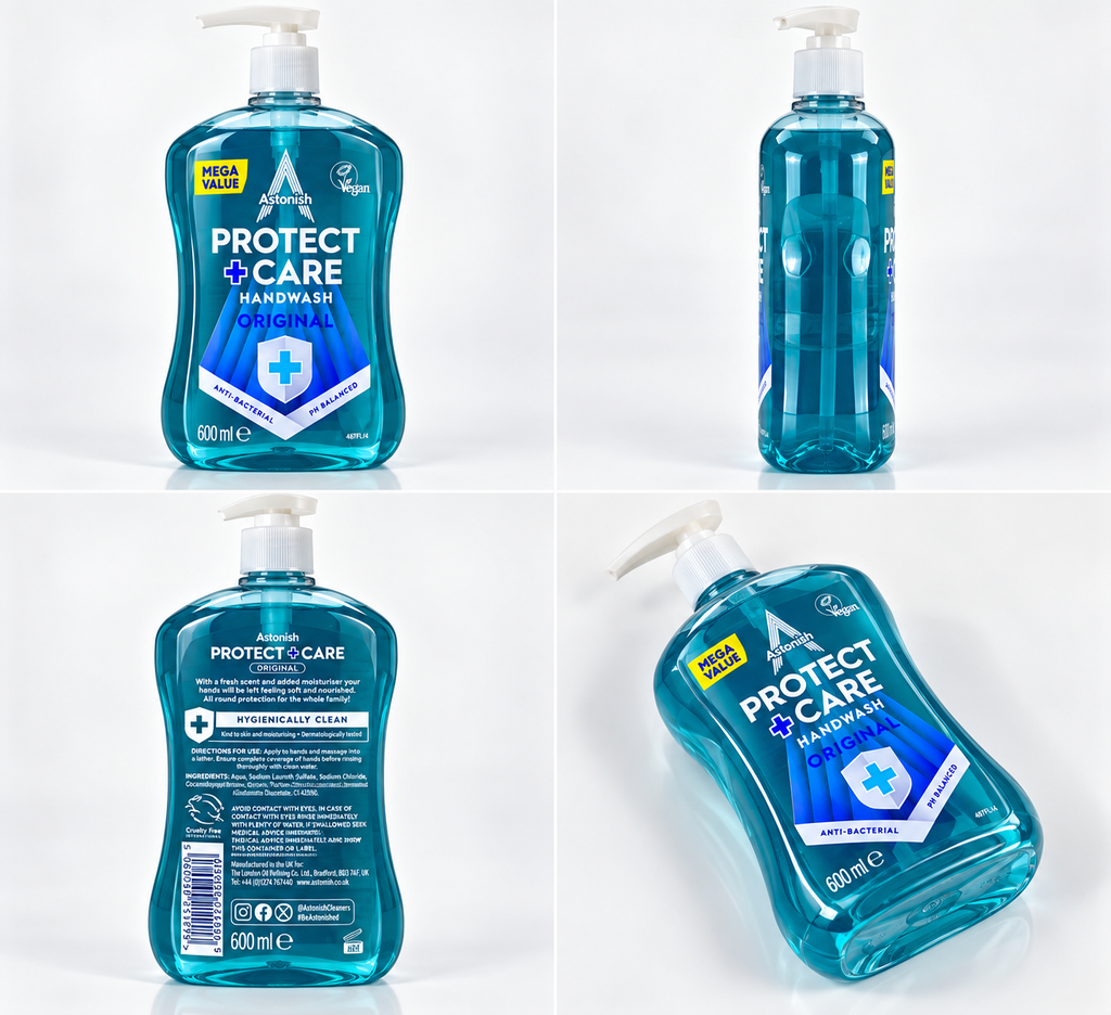 Astonish Protect + Care Antibacterial Handwash Original 600ml